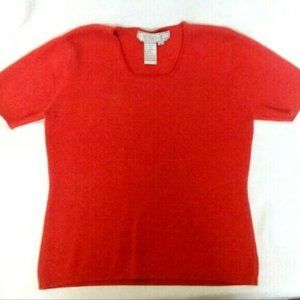 Vintage Red Euro X Metallic Silk Blend Sweater *